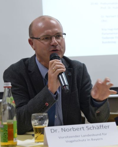 Dr. Norbert Schaeffer, Vorsitzender Landesbund für Vogelschutz in Bayern